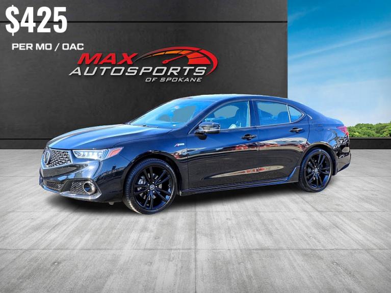 Used 2020 Acura TLX w/A-Spec Pkg Red Leather for sale $39,577 at Max Autosports in Spokane WA